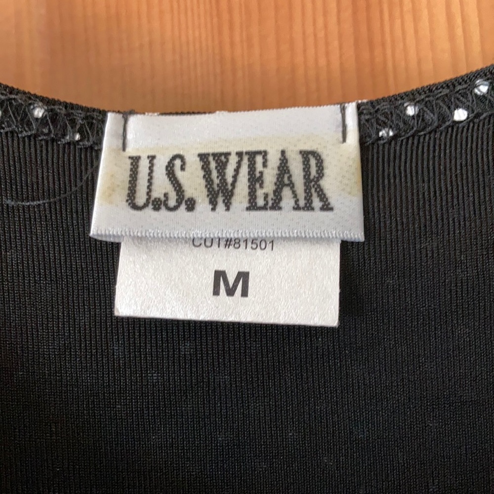 🔘Polka Dot Black/White Tank - Picture 2 of 3